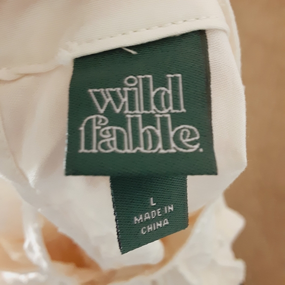 Wild Fable Off-White Textured Boho Blouse - Picture 9 of 11
